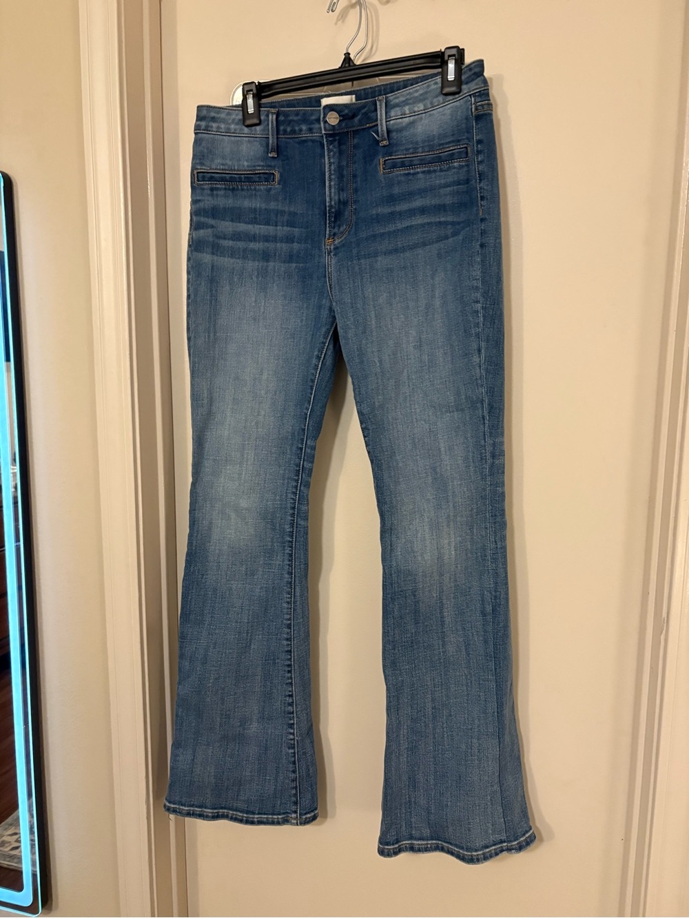 DRIFTWOOD Women's Light Blue Flare Jeans